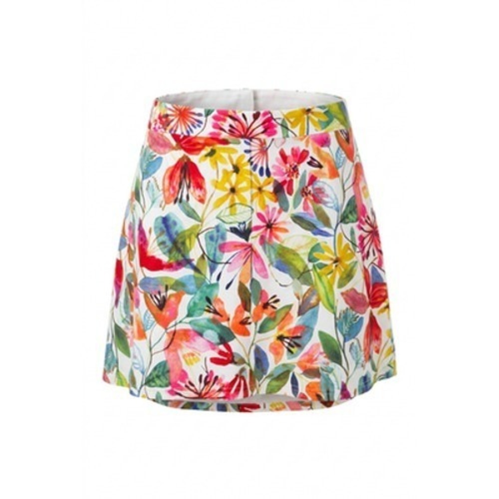RipSkirt Women L Wildflower Watercolor Wrap Travel Beachy Summer Resort Pockets